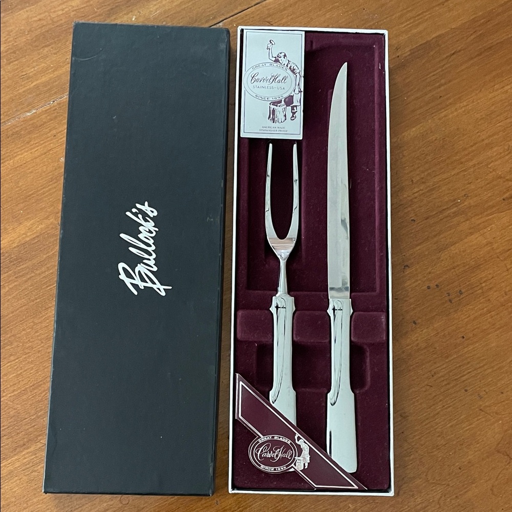 Carver Hall - Carving Knife and Fork Set
